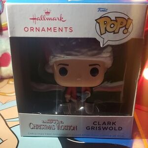 Hallmark Funko Pop Clark Griswold Ornament - Red and White